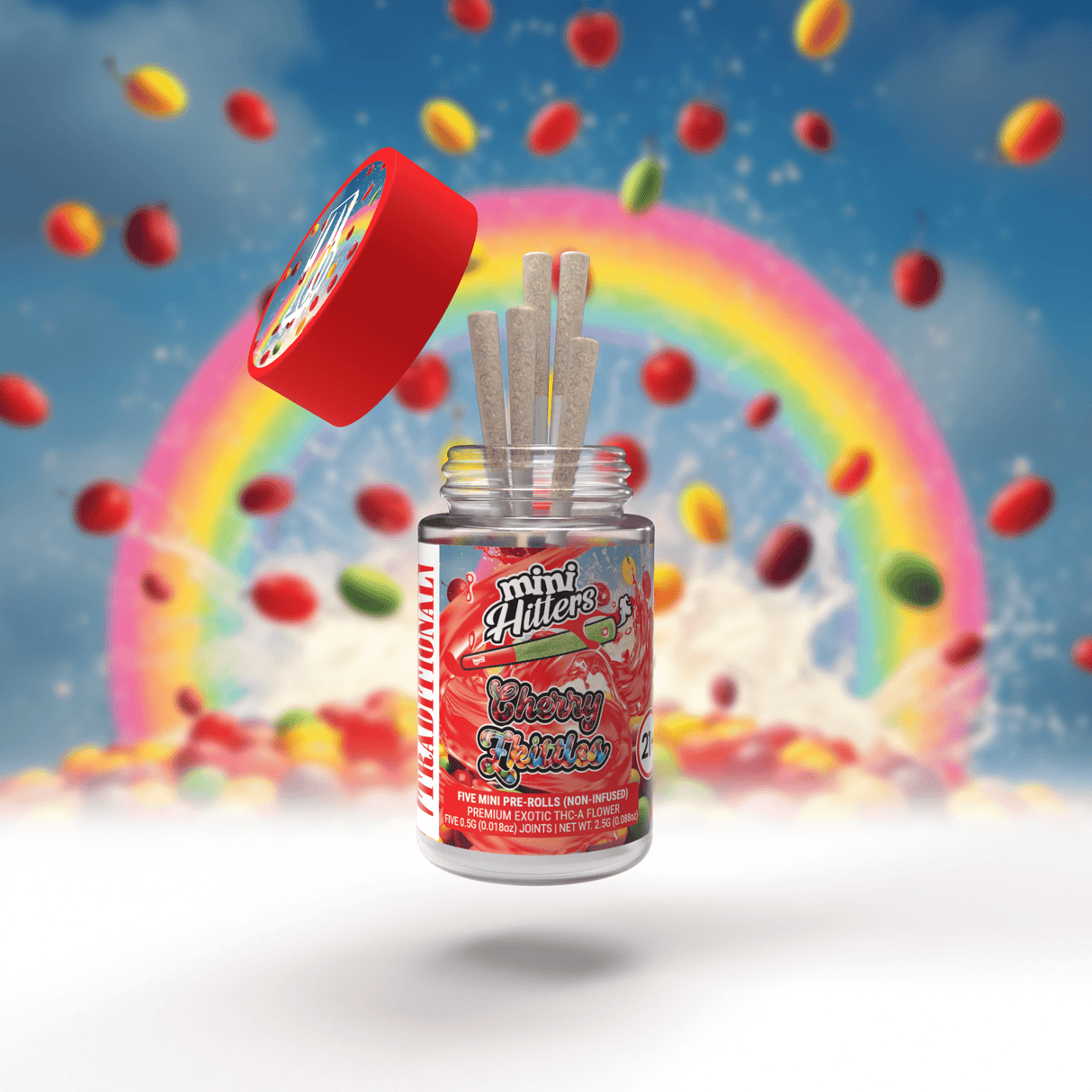 Cherry Zkittles THCa Mini Hitters Pre-roll Pack