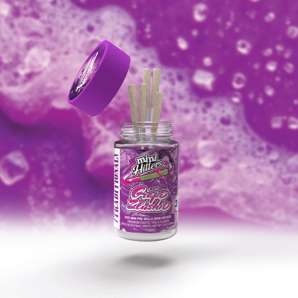 Grape Zlushie THCa Minihitters Pre-roll Pack