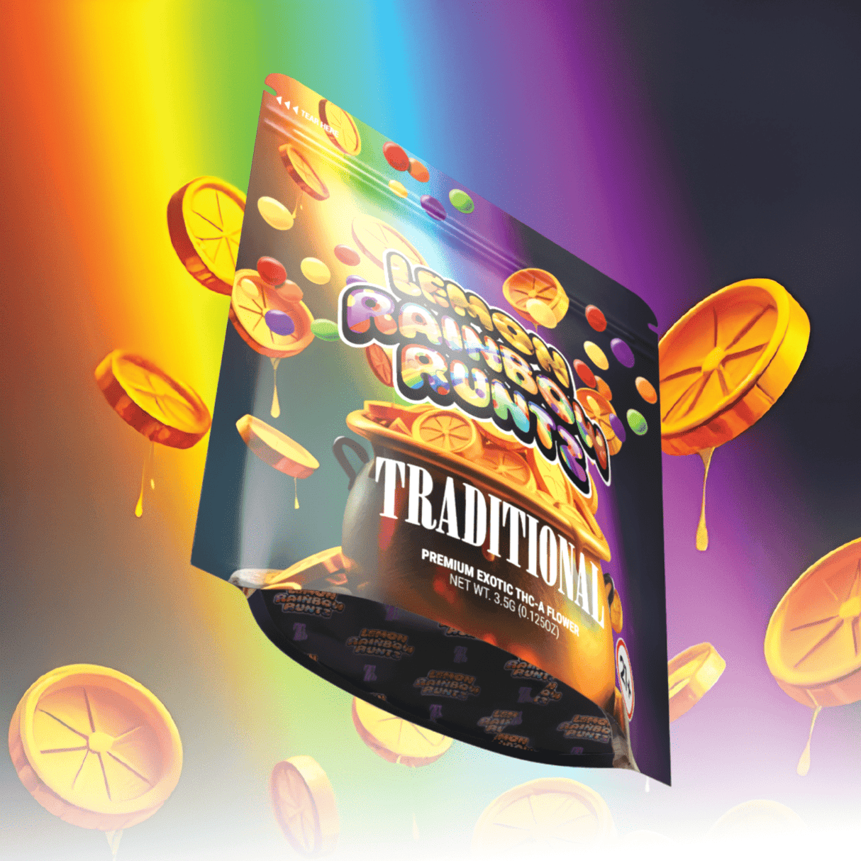 Lemon Rainbow Runtz THCa - THCa Exotic Indoor Bigs