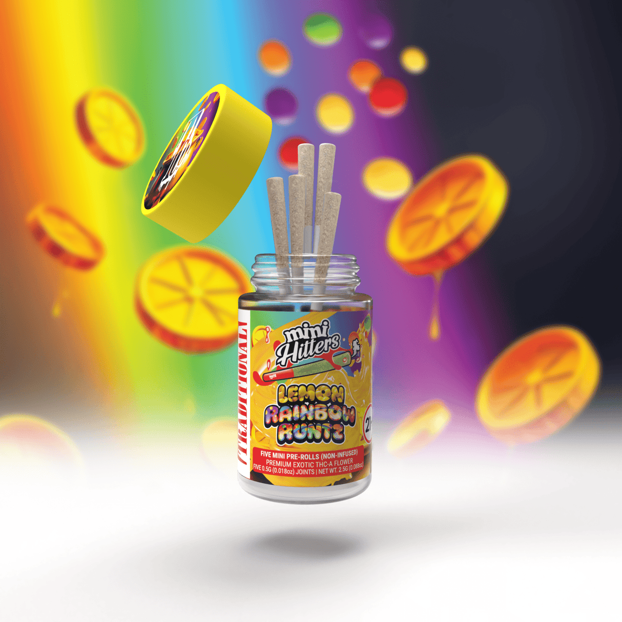 Lemon Rainbow Runtz THCA Pre-roll Pack