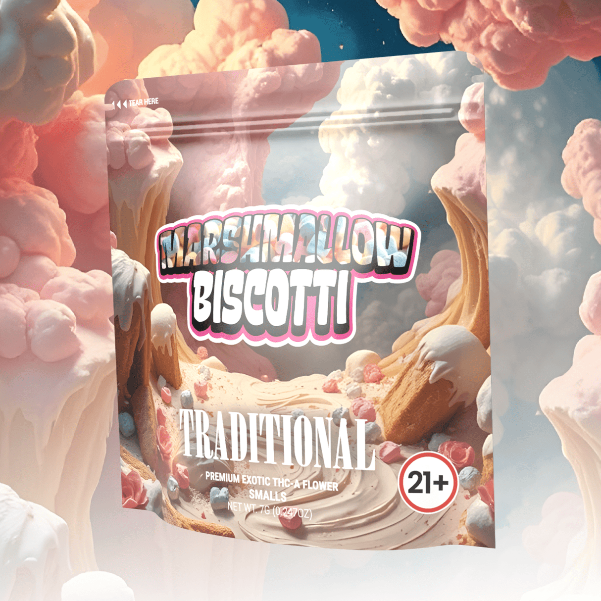 Marshmallow Biscotti (Smalls)