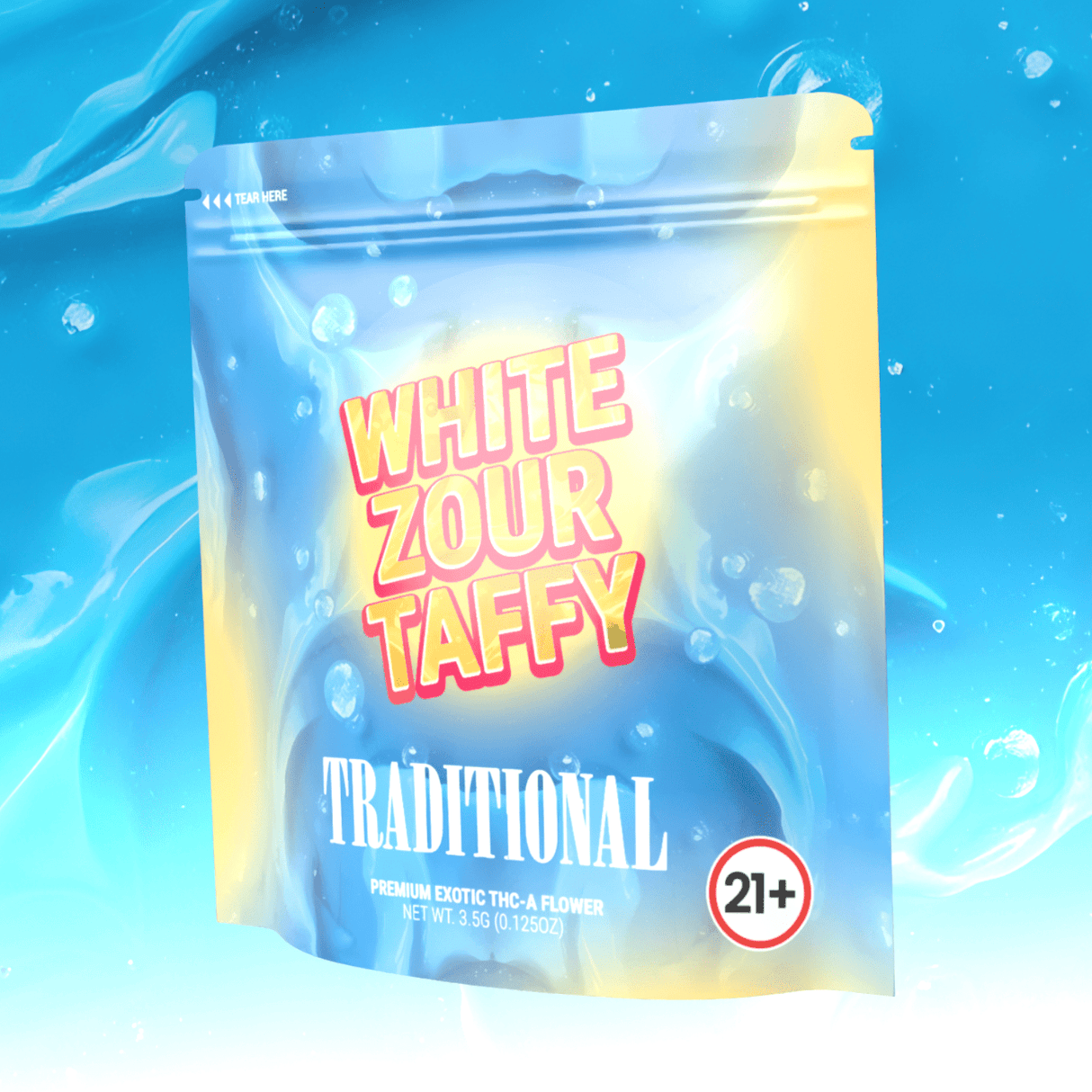 White Zour Taffy THCa - THCa Exotic Indoor Bigs