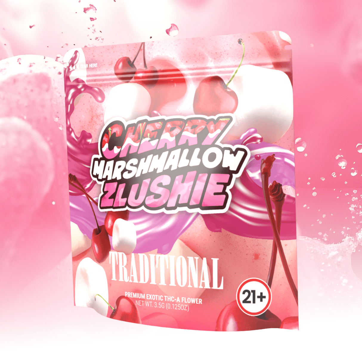 Cherry Marshmallow Zlushie - THCa Super Exotic Indoor Bigs
