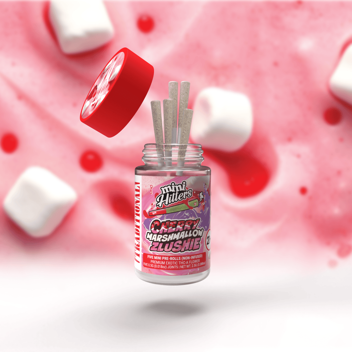 Cherry Marshmallow Zlushie THCa Pre-roll Pack
