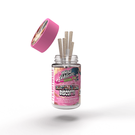 Marshmallow Biscotti THCa Minihitters Pre-roll Pack Transparent