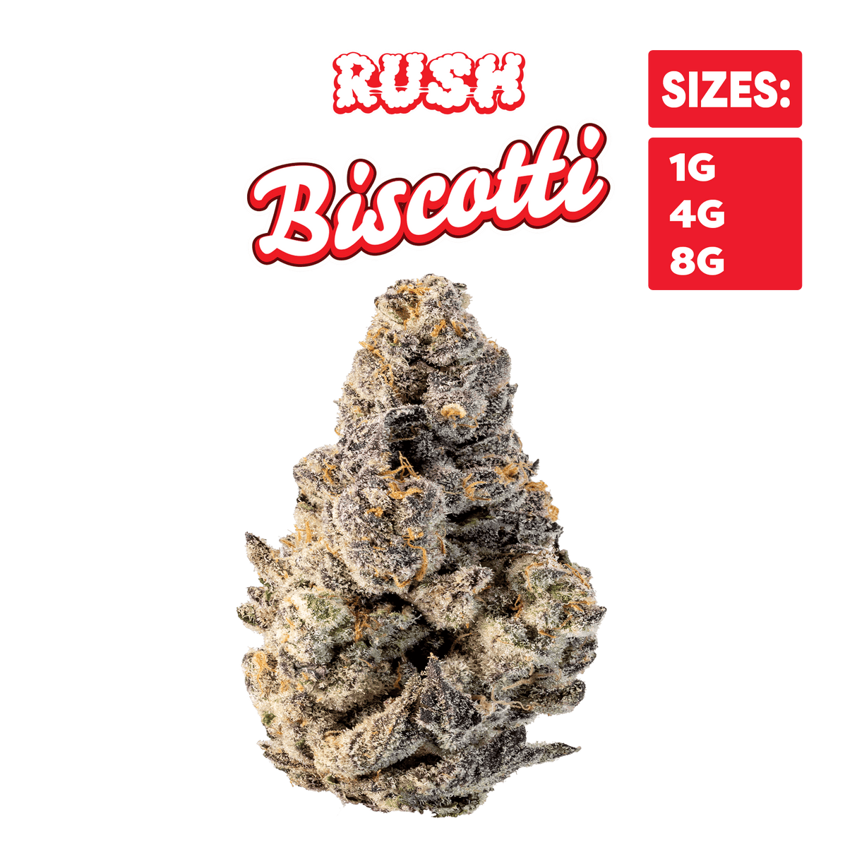 RUSH - Biscotti - Premium THCa Indoor Flower Bigs