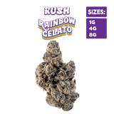 RUSH - Rainbow Gelato - Premium THCa Indoor Flower Bigs