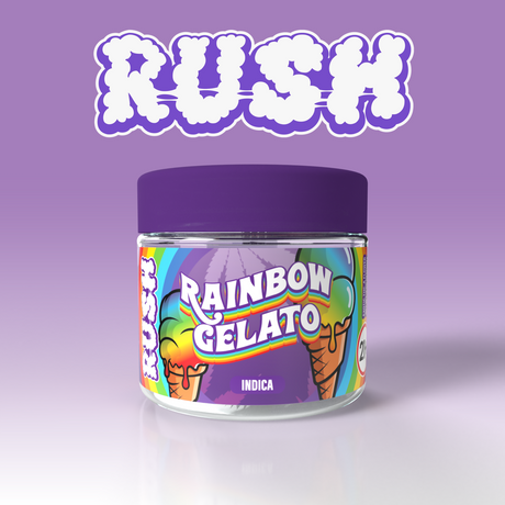 RUSH - Rainbow Gelato - Premium THCa Indoor Flower Bigs